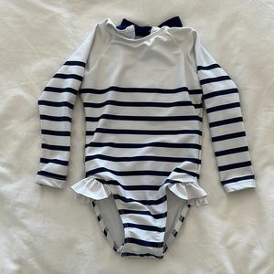 Minnow Swim Girl’s One Piece Rashguard 2T